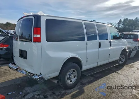 2023 Chevrolet Express G3500 Ls из США, поврежденный, VIN 1GAZGLFP6P1132105